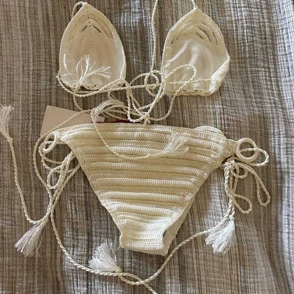 COPY - My Beachy Side Crochet bikini set size small - Picture 6 of 6